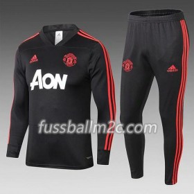 Manchester United Sweatshirts Anzüge Schwarz 2018-2019